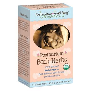Earth Mama Angel Baby Postpartum Bath Herbs Herbal Pads