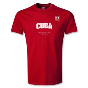 Euro 2012   FIFA U 20 World Cup 2013 Cuba T Shirt (Red)