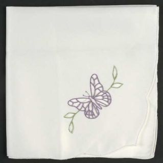 Lenox China Butterfly Meadow Cloth Napkin, Fine China Dinnerware   Multicolor Bu