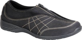 Womens Softspots Trinity II   Black Nubuck/Neoprene Toning Shoes