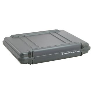 Pelican 1080CCBlack Case, 13.75 x 10.95 x 2.55 Hardback Laptop Case w/ Liner Black