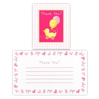 Girls Little 1 Thank You Notes