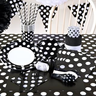 Black and White Dots Party Packs