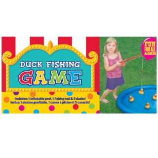Duck Fishing Game with Inflatable Pool