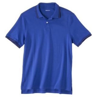 Merona Mens Interlock Polo Shirt   Blue Streak XXXL Tall