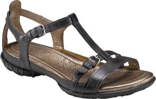 Womens ECCO Groove T Strap Sandal   Warm Grey Metallic Lexi Leather Casual Shoe