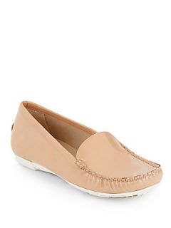 Mach1 Patent Leather Loafers   Beige