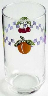 Pfaltzgraff Hopscotch (Fruit) 14 Oz Glassware Cooler, Fine China Dinnerware   Fr