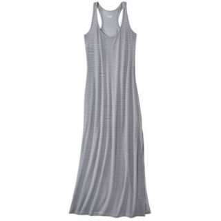 Mossimo Supply Co. Juniors Racerback Maxi Dress   Gray Stripe XS(1)