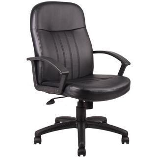Boss Executive Black Bonded Leather Chair