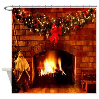  Cozy Fire Place Shower Curtain  Use code FREECART at Checkout