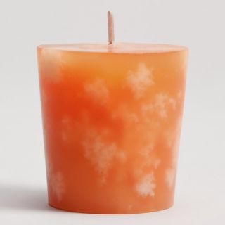 Mexican Pumpkin Votive Candles, Set of 12   World Market