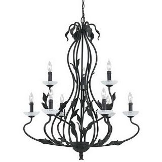 Ironwood 9 light Bronze Florentine Chandelier