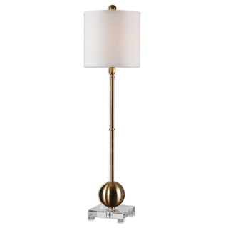 Laton 1 light Brushed Brass Buffet Lamp