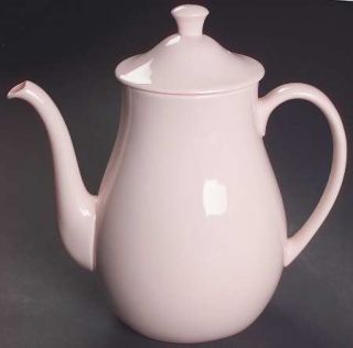 Wedgwood Alpine Pink (No #,No Decor,Coupe,Smooth) Coffee Pot & Lid, Fine China D