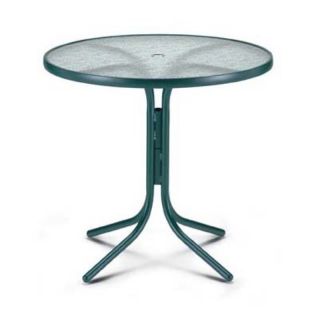 Telescope Casual 36 in. Round Glass Top Patio Counter Height Dining Table