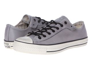 Converse by John Varvatos Chuck Taylor All Star Ox   Stud Closure Leather Lace up casual Shoes (Gray)
