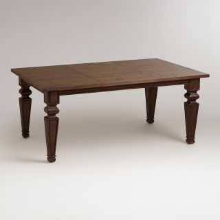 Bishop Double Extension Dining Table   World Market
