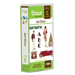 Cricut Art Deco Everyday Cartridge (MultipleModel 2001321Weight 0.55Materials Plastic, rubberDimensions 9 inches x 4.7 inches x 1.3 inches )