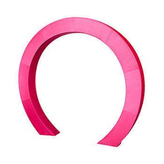 Hot Pink Luminescent Circle Arch