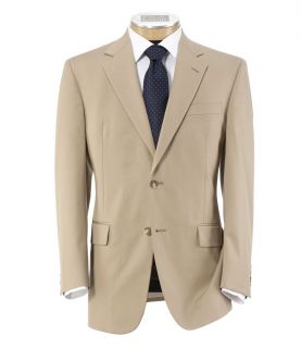 Slim Fit Tropical Blend 2 Button Suit Plain Front Trousers JoS. A. Bank