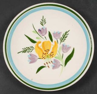 Stangl Country Garden (White Body) Salad Plate, Fine China Dinnerware   Floral,G