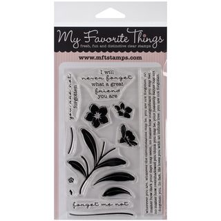 My Favorite Things Lisa Johnson Designs Stamps 4x6 Sheet forget Me Not