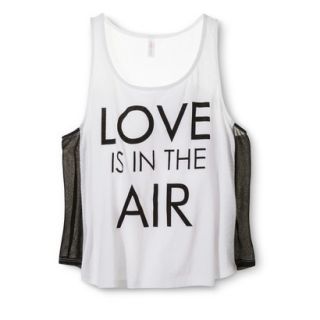 Xhilaration Juniors Love Is In The Air Graphic Tank   XL(15 17)