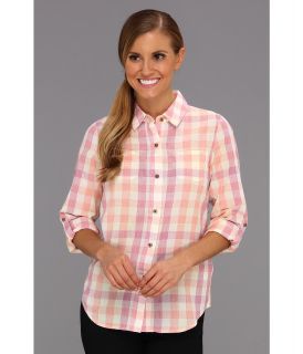 The North Face L/S Lost Lakes Shirt Womens Long Sleeve Button Up (Pink)