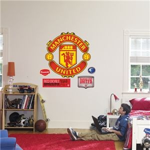 Fathead Wall Graphics Fathead Manchester United Crest Wall Graphic