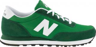 Mens New Balance ML501   Green/Dark Green Lace Up Shoes
