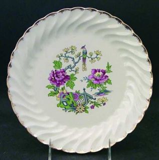 Royal (USA) Ming Tree Luncheon Plate, Fine China Dinnerware   Bird,Branch,Flower