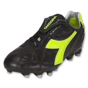 Diadora DD Eleven LT MG 14 Soccer Shoes (Black/Fluo Yellow)