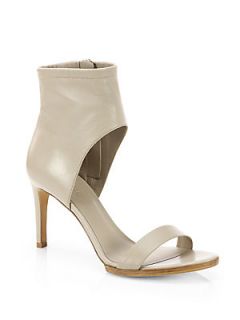 Vince Annalie Leather Ankle Cuff Sandals   Taupe