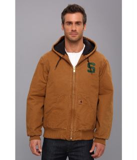 Carhartt Michigan St QFL Sandstone Active Jacket Mens Coat (Brown)