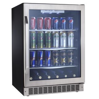 Silhouette Select Stainless Steel/ Black Beverage Center