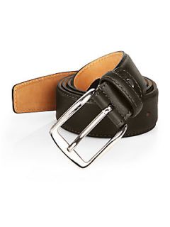 ISAIA Calfskin Leather Belt