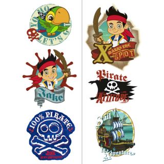 Jake and the Never Land Pirates Tattoo Sheets