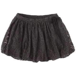 Cherokee Infant Toddler Girls Lace Bubble Skirt   Black 4T