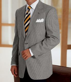 Executive 2 Button Silk/Wool Windowpane Check Sportcoat JoS. A. Bank