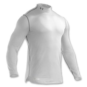 Under Armour ColdGear Fitted Mock (White)
