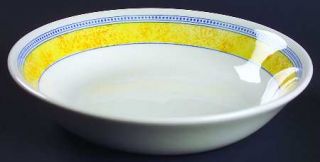 Johnson Brothers Jardiniere Yellow Coupe Soup Bowl, Fine China Dinnerware   Yell