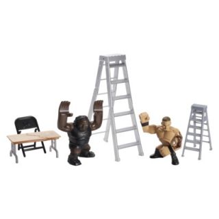 WWE Rumblers Rampage Randy Orton and Mark Henry Ladder Battle Playset