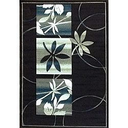 Generations Chocolate Floral Rug (52 X 72)