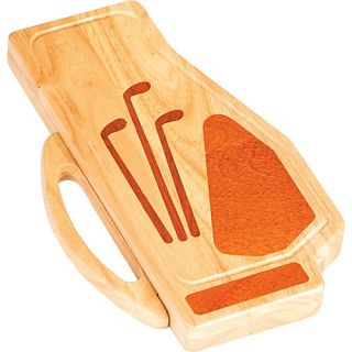 Golf Bag shape Cheese Board Wood   Picnic Plus Outdoor Accessories