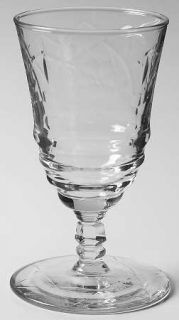 Rock Sharpe Normandy (3005) Juice Glass   Stem 3005, Cut