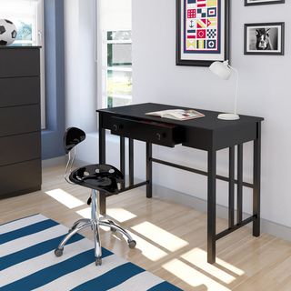 Corliving D 002 lpl Black Workspace Desk With Drawer