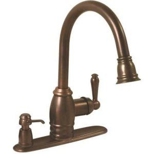 Premier Faucets 106871 Sonoma Lead Free Pull Down Kitchen Faucet with Matching S