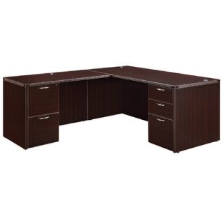 DMi Fairplex Right/Left Junior Executive L Desk with 6 Drawers 7004 2728E