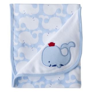 Just One YouMade by Carters Newborn Boys Whale Blanket   Blue